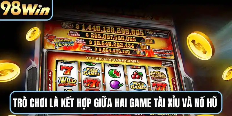 Trò chơi là sự kết hợp độc đáo giữa hai game Tài Xỉu và Nổ hũ